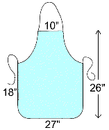 SafeGuard Apron Dimensions